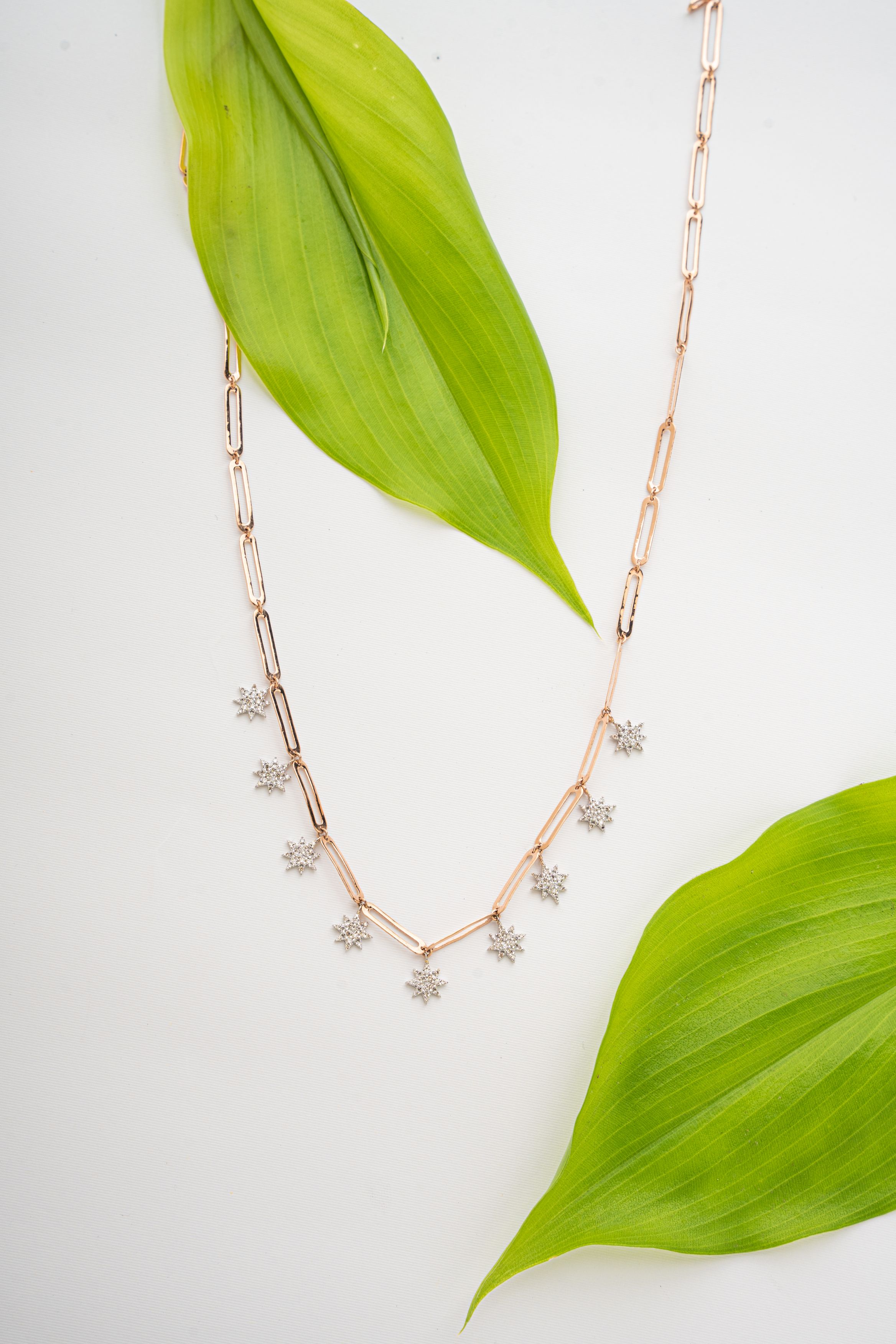 Diamond Starflower Necklace